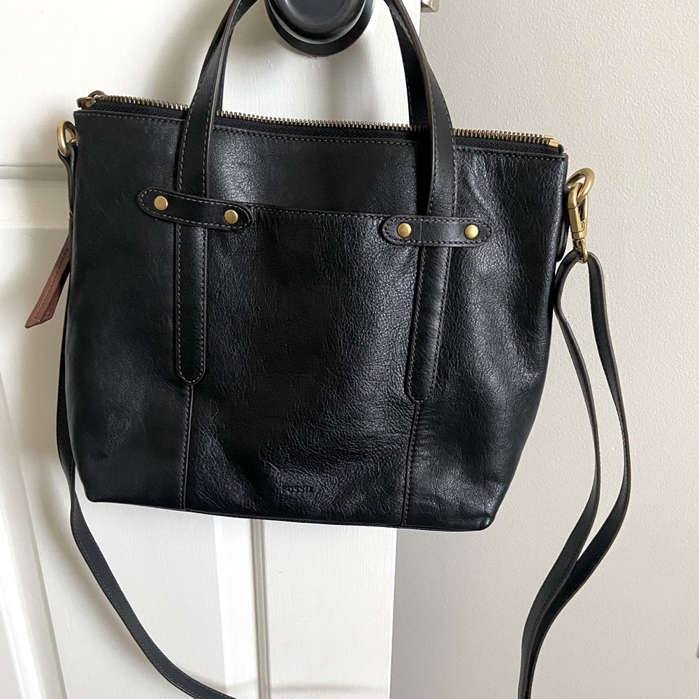 Fossil black purse